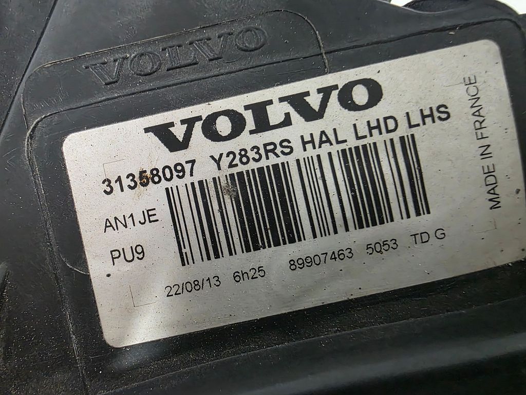 Volvo S60 V60 Koplamp Links H7 H9 LED 31358097