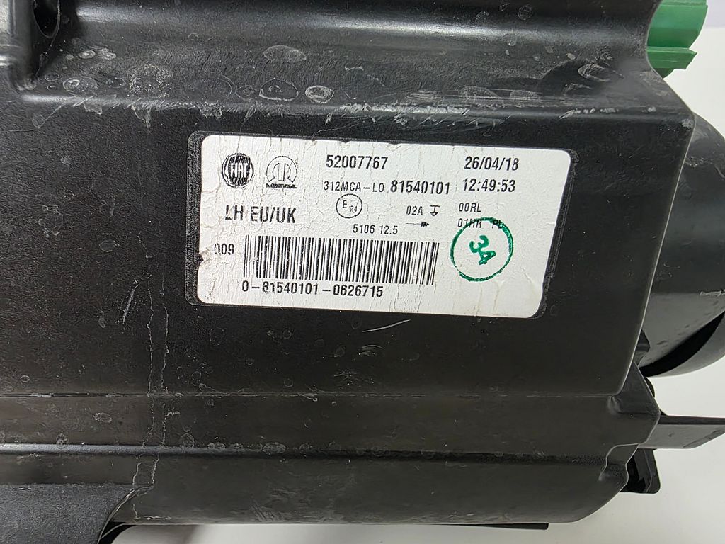 Fiat 500 500C Facelift Koplamp Links LED 52007767