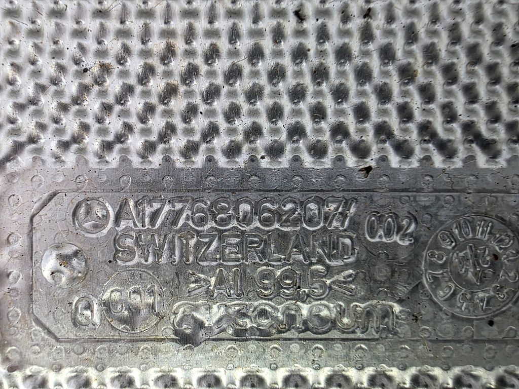 Mercedes A-Klasse (W177) Uitlaat Hitteschild A1776806207