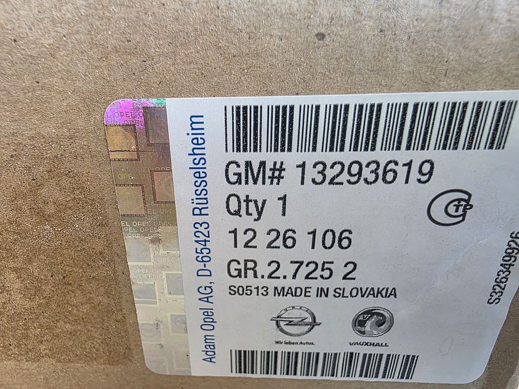 Opel Astra J (PD8/PE8/PF8) Mistlamp Rechts 13293619