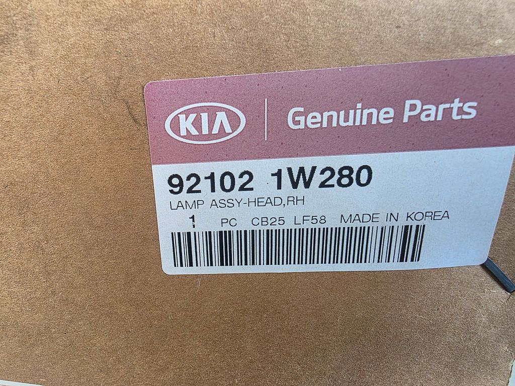 Kia Rio 3 (UB) Koplamp Rechts 921021W280