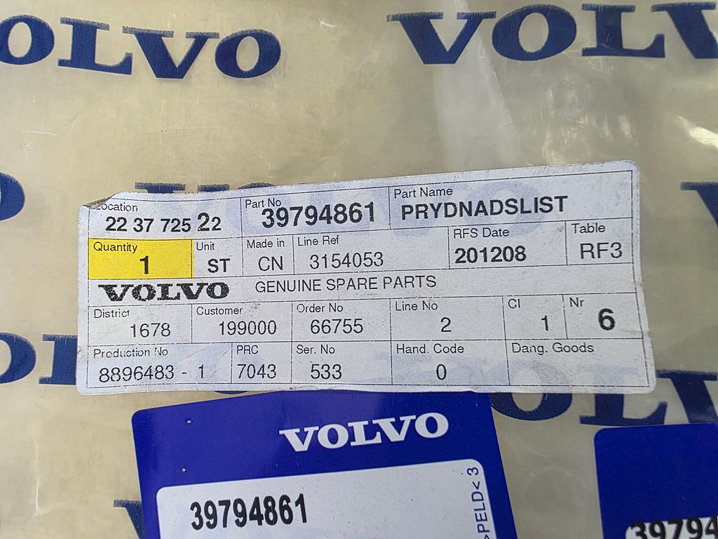 Volvo XC60 Sierlijst/Trim 39794861