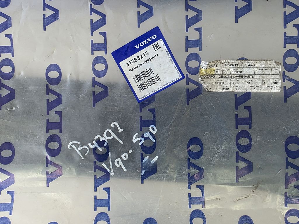 Volvo V90/S90 Luchtgeleider Nieuw 31383213