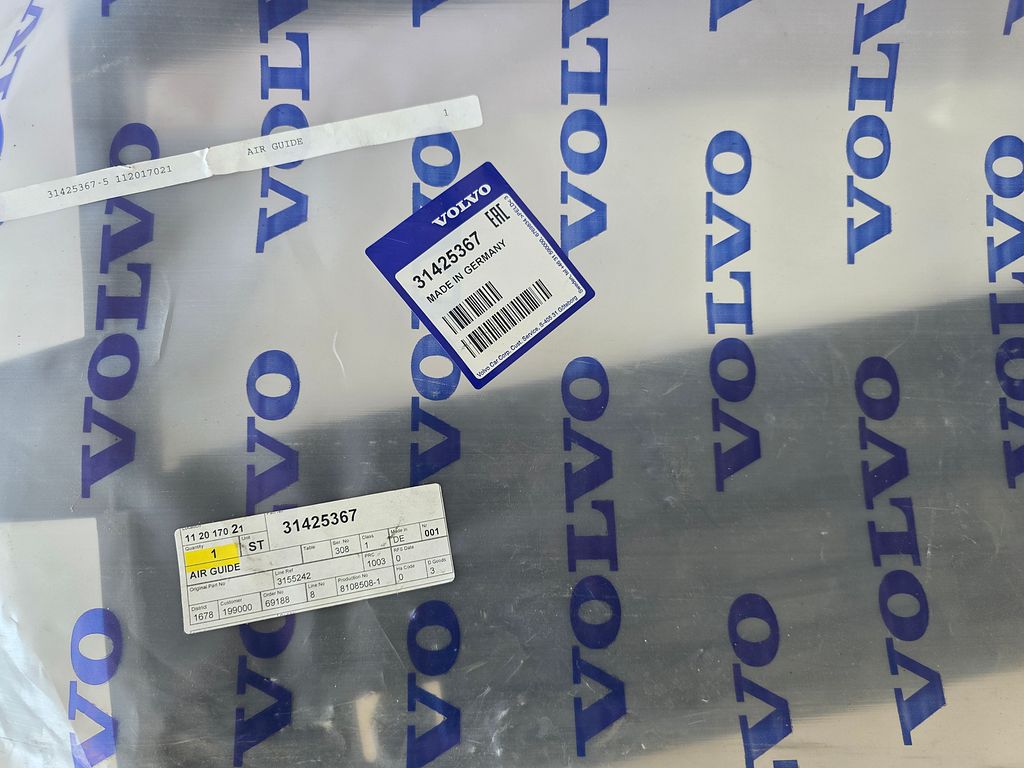 Volvo XC60 Luchtgeleider NIEUW 31425367