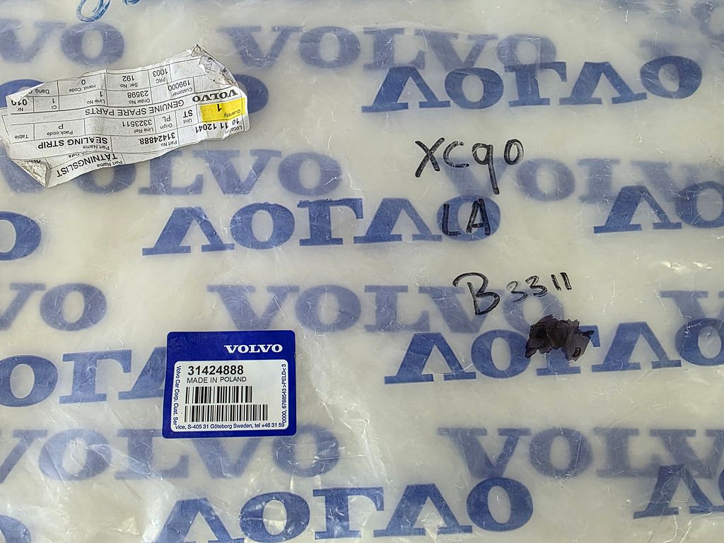 Volvo XC90 Deurrubber Links achter 31424888