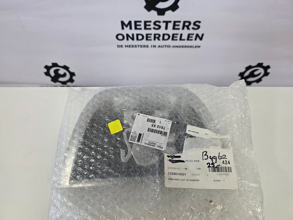 Peugot 3008 Embleem Bumperlijst 7810X5