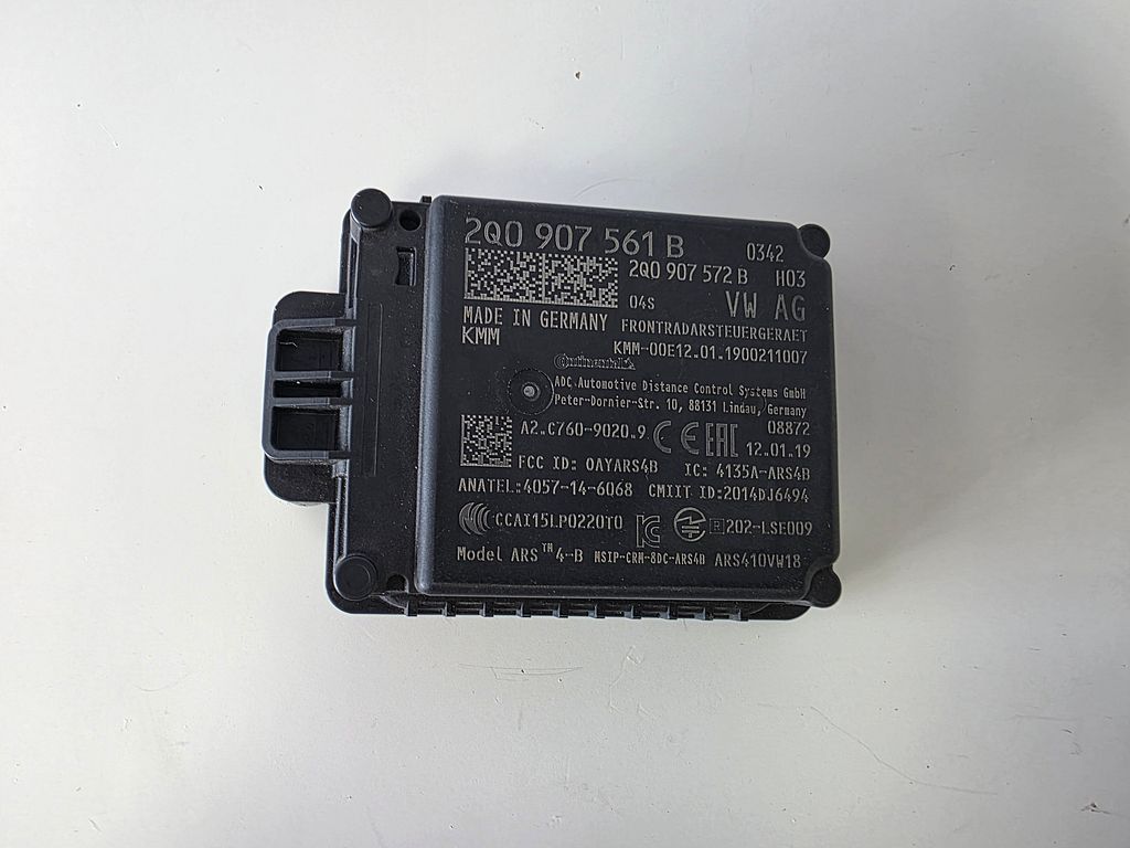 VW Audi Seat Skoda ACC Front Radar 2Q0907561B