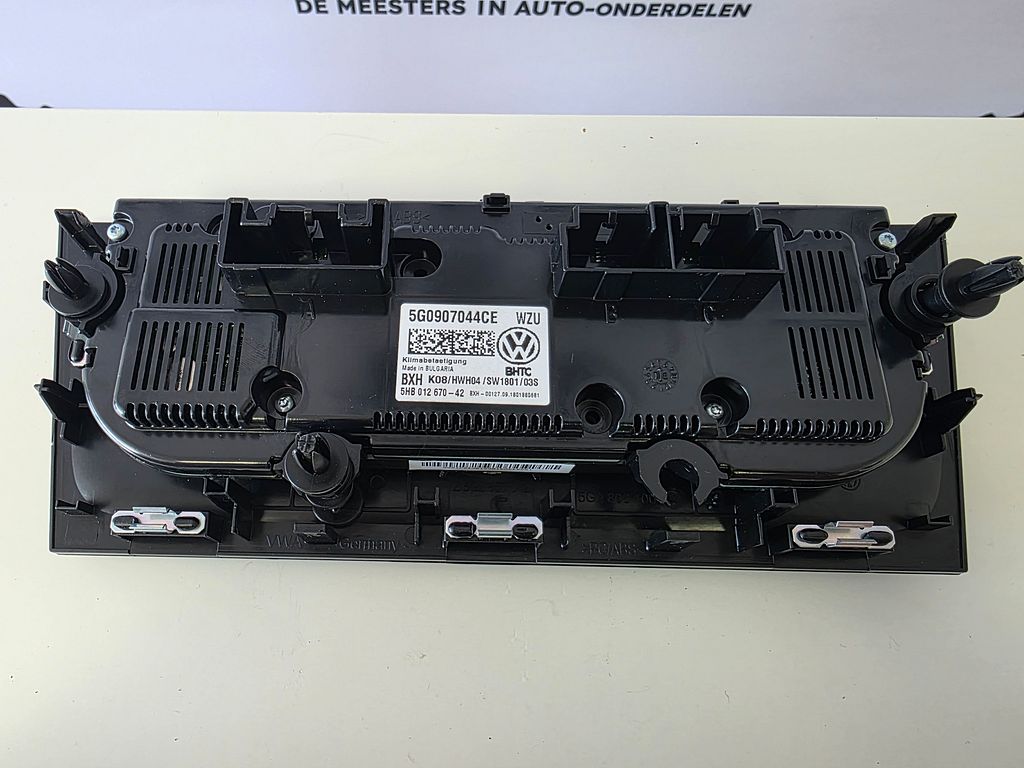 VW Golf 7 Climatronic Bedieningspaneel Airco 5G0907044CE