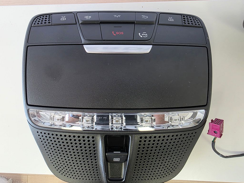 Mercedes W213 Dakconsole + Spiegel A0009004017
