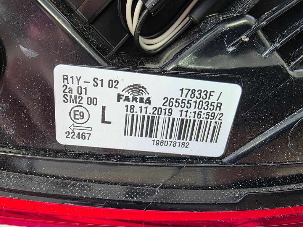 Renault Clio V (RJAB) Achterlicht Links 265551035R
