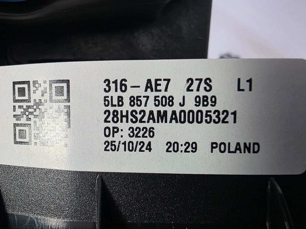 Skoda Enyac Rechter buitenspiegel behuizing 5LB857508