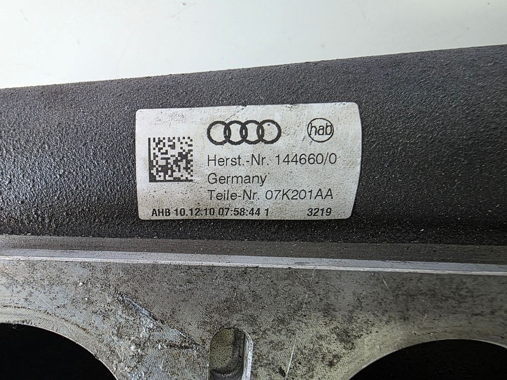 Audi RS3 2.5 TFSI Inlaatspruitstuk Bovenstuk 07K133201AA