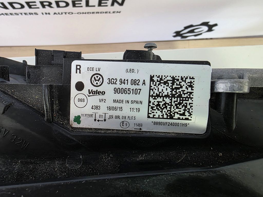 VW Passat (B8) 3G Koplamp Rechts 3G2941082A
